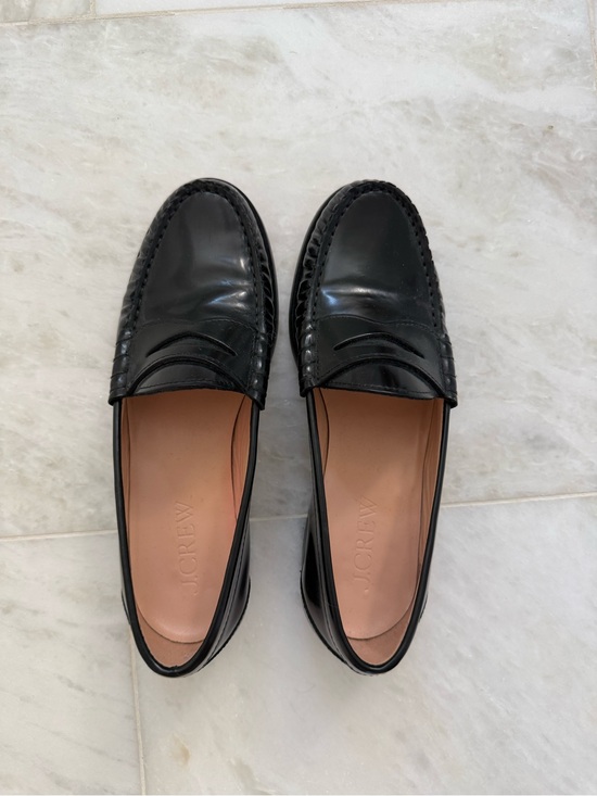 J. Crew Shoes - Women’s Winona Black Leather Penny Loafers